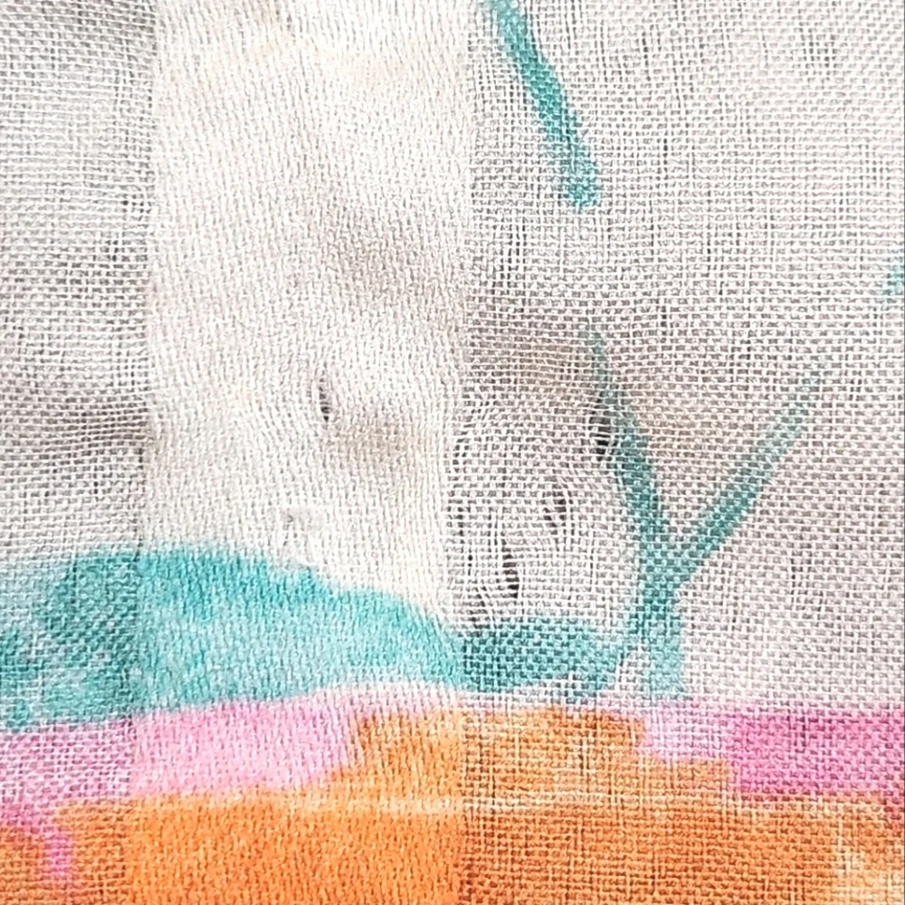 Symphony Scarfs Polyester Tulip Pattern Scarf